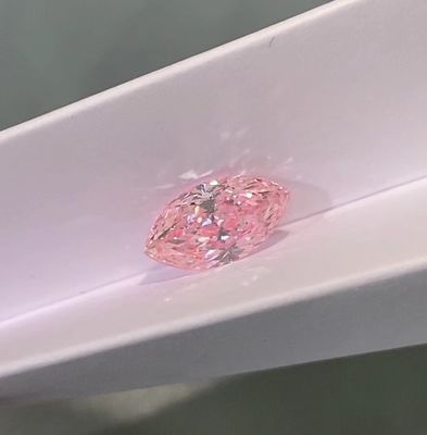 Αυξημένα εργαστήριο διαμάντια ρόδινο 1-1.7ct περικοπών του Marquise για τις διακοσμήσεις κοσμήματος