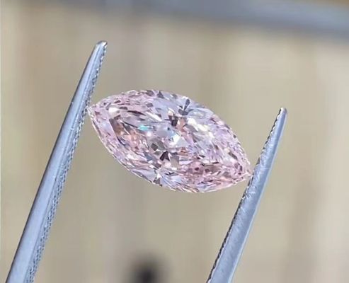 2.54ct Εργαστήριο καρδιαγγειακών παθήσεων Μεγαλωμένα Ροζ Διαμάντια Μαρκήσια Μπριλιάρδη Κόψη Πιστοποιημένη