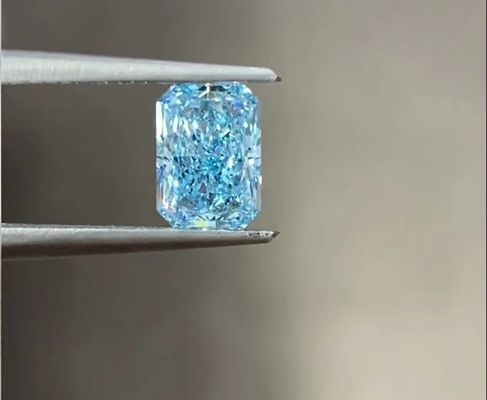 4ct 10 Mohs αυξημένο εργαστήριο μπλε μεγάλο μέγεθος περικοπών διαμαντιών ακτινοβόλο λαμπρό