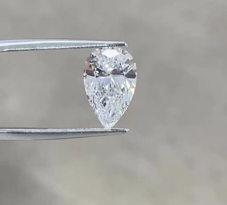 Αχλάδι Brilliant Cut 2-3ct Εργαστηριακά καλλιεργημένο CVD Διαμάντι IGI Πιστοποιημένο για διακόσμηση κοσμημάτων