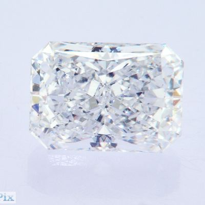 Μεγάλο μέγεθος 4+Ct Εργαστηριακά καλλιεργημένο CVD Λευκό διαμάντι Φανταστικό ακτινοβολούμενο σχήμα Πιστοποιημένο IGI
