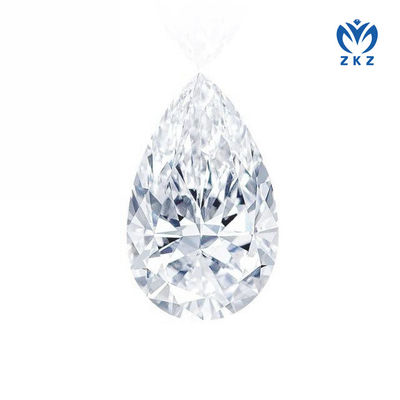 3.4ct D VS Ποιότητα Χωρίς Bowtie Pear Cut Εργαστήριο Δημιουργήθηκε CVD Λευκό Διαμάντι