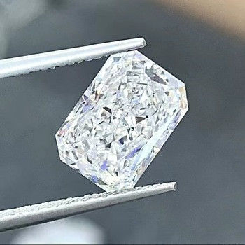 Υψηλής ποιότητας 3CT D χρώμα VS σαφήνεια ακτινοβολούμενο σχήμα Εργαστήριο CVD διαμάντι GIA πιστοποιημένο