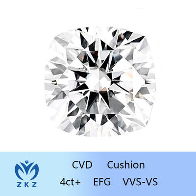 Μεγάλο μέγεθος 4CT+ σχήμα μαξιλαριού Εργαστήριο CVD Μεγάλων Διαμαντιών Πρωτογενής Πηγή Εργοστάσιο