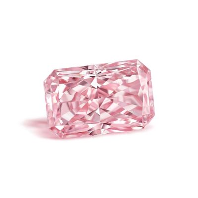 1.13ct Fancy Light Pink Radiant Shape Lab Δημιουργήθηκε Διαμαντένιο VVS Υλικό άνθρακα με Πιστοποιητικό IGI